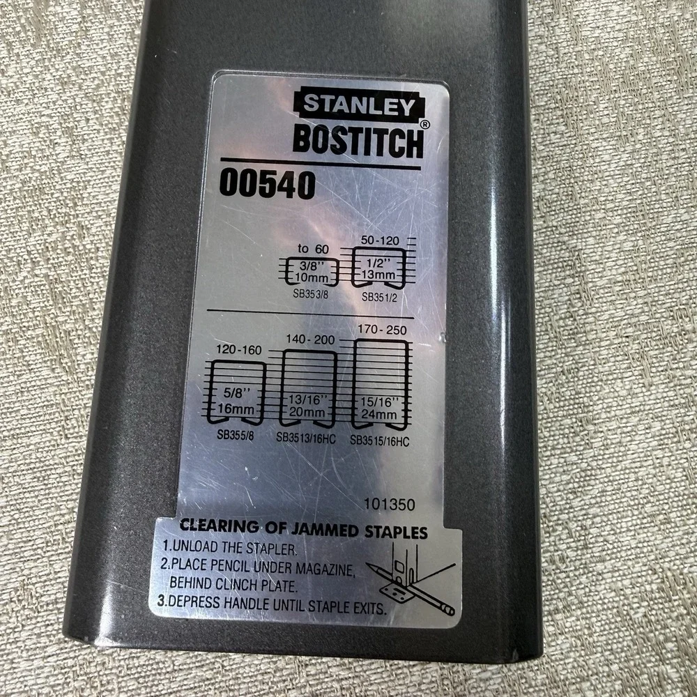 Stanley Bostitch NEW Extra Heavy Duty High Capacity Stapler 2 to 215 Sheet 00540